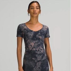 NWT lululemon Align™ T-Shirt In Color Diamond Dye Lunar Rock True Navy